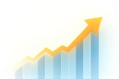 Abstract graphic representing growth and success.